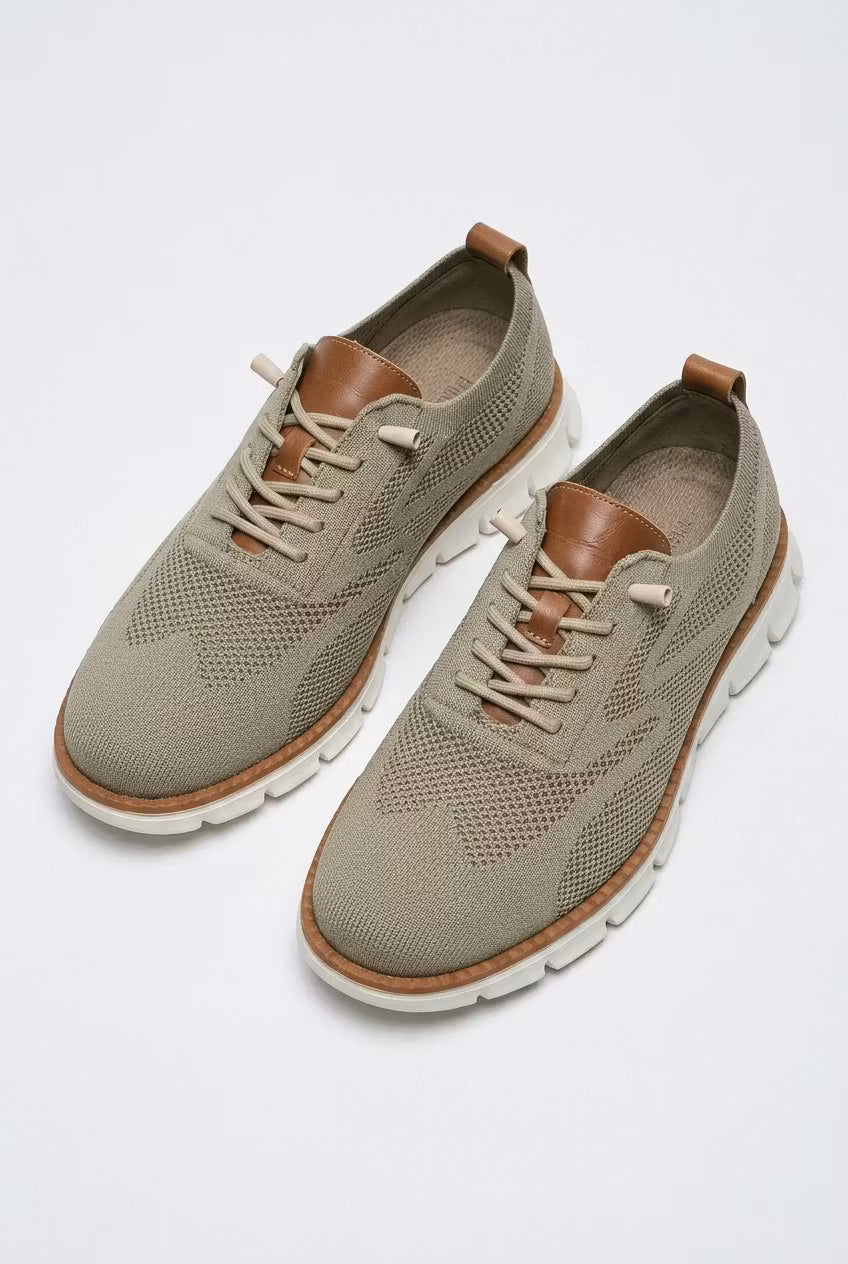 Mesh Sneakers met Veters Heren