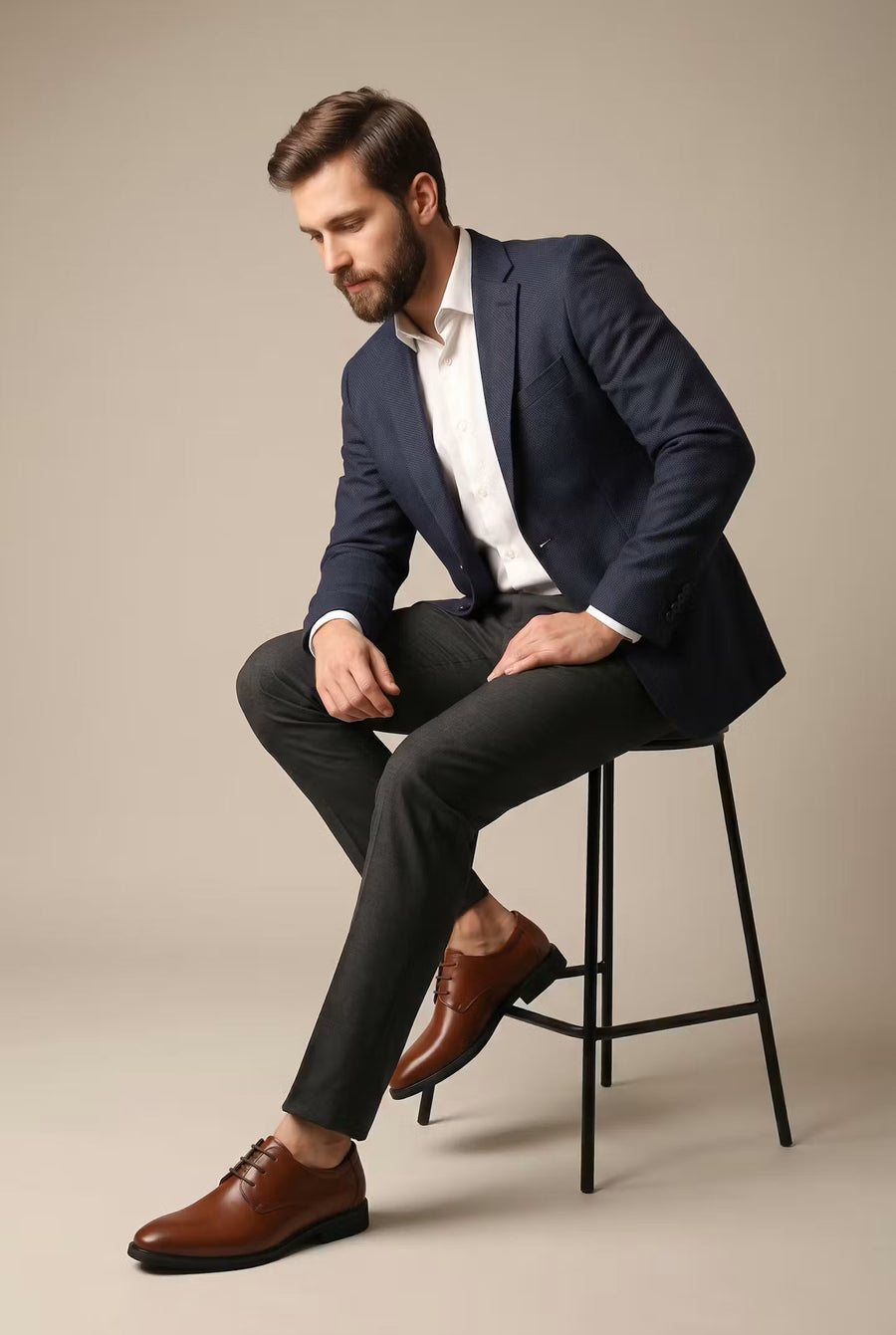 Oxford Schoenen van Leer Heren