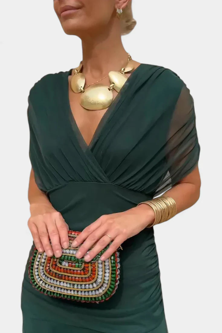 Maxi jurk met bloemenprint Dames
