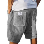 Zomer corduroy korte broek elastische taille Heren