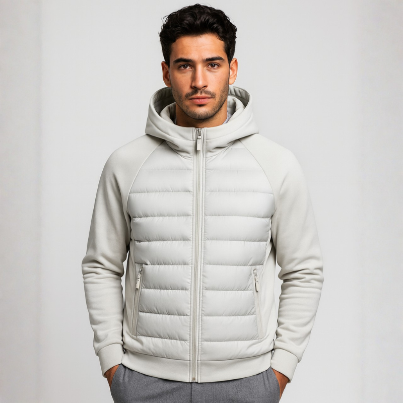 Jas Heren met Sweat mouwen en Capuchon