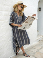 Lange Kaftan Jurk Dames Losvallend Zomer