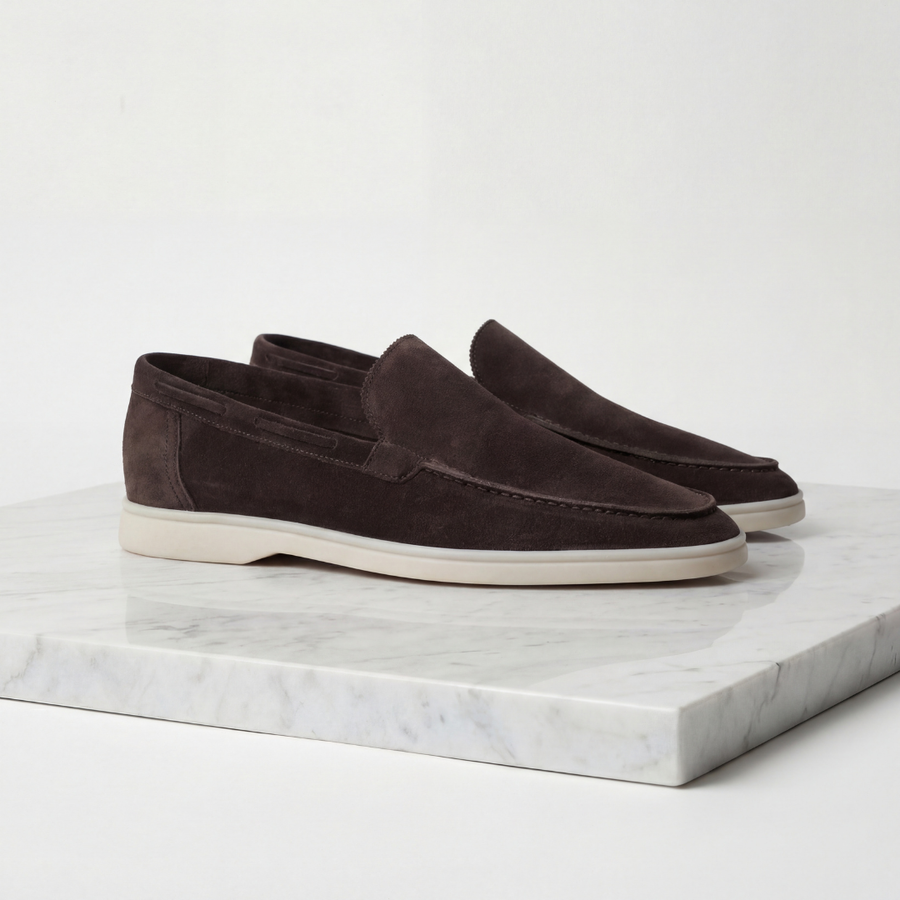 Casual suède loafers Heren
