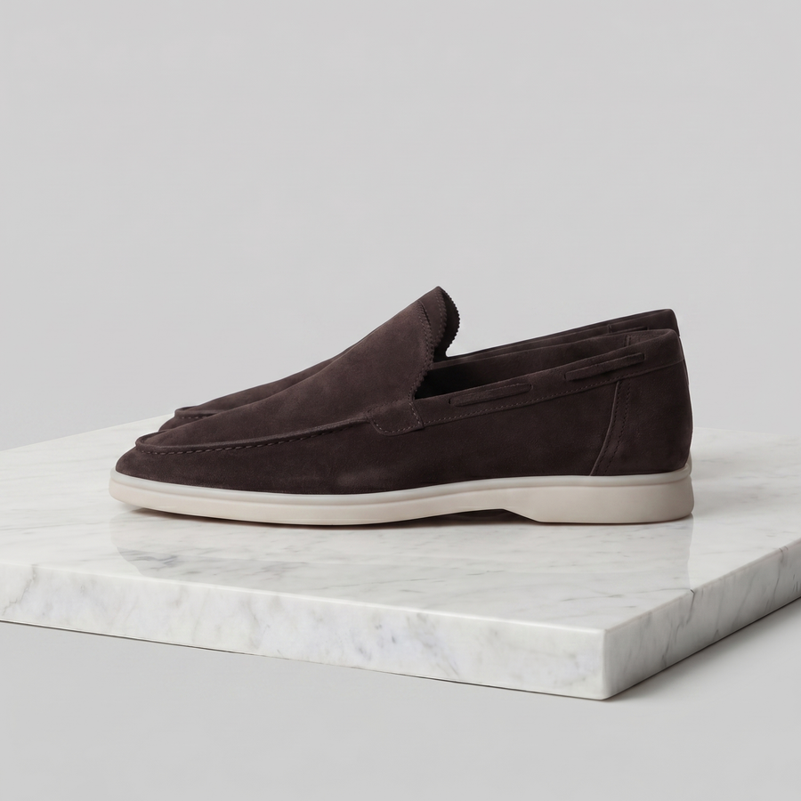 Casual suède loafers Heren
