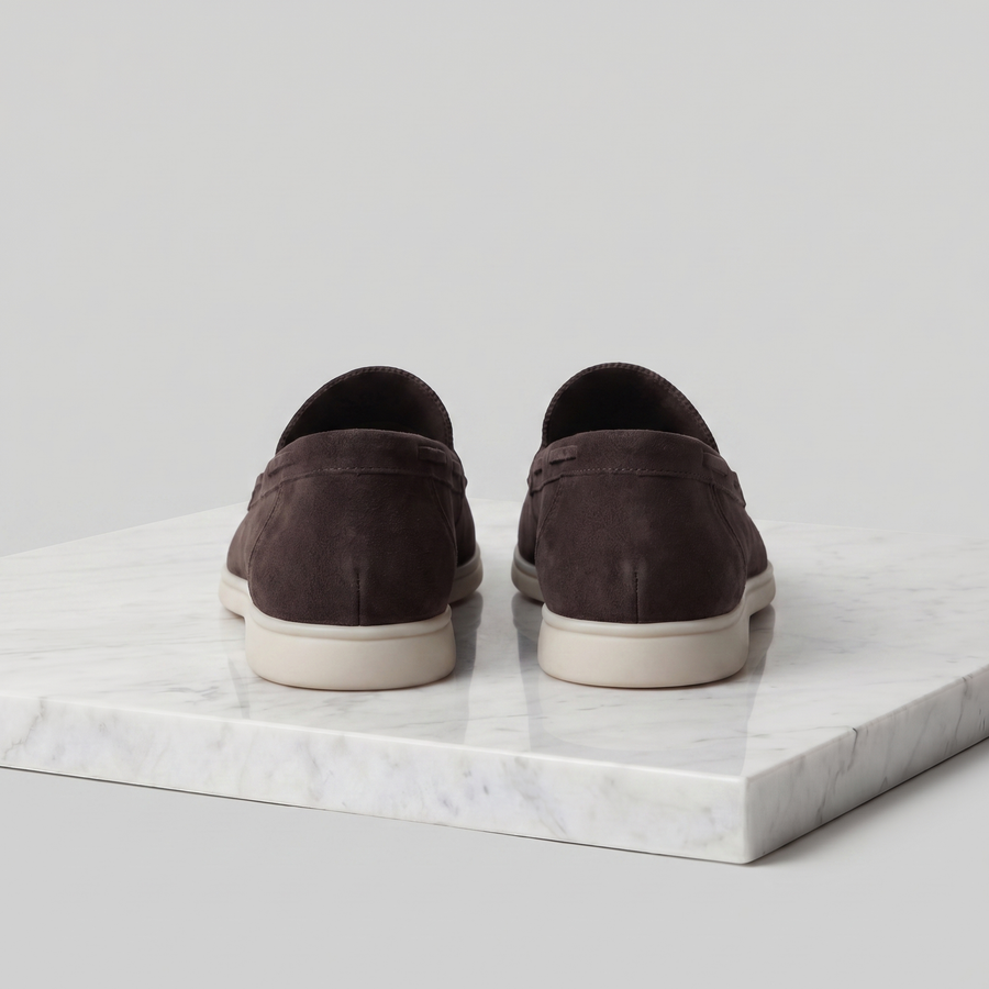 Casual suède loafers Heren