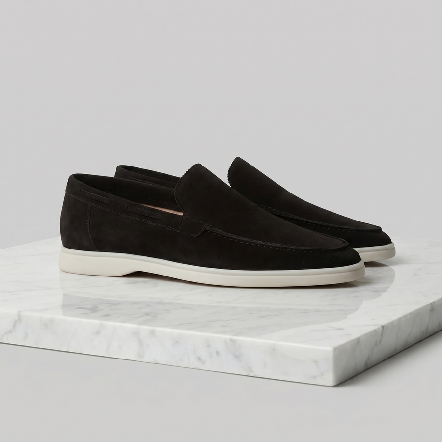 Casual suède loafers Heren
