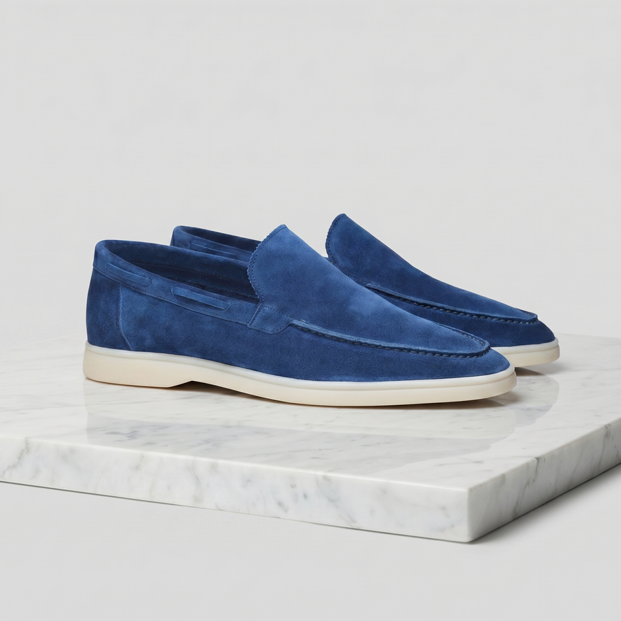 Casual suède loafers Heren
