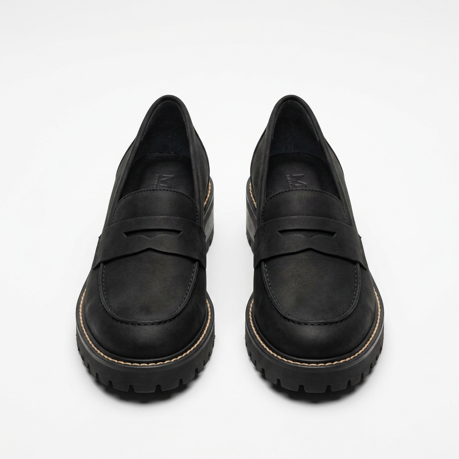 Loafers Dames Suede met Dikke Zool