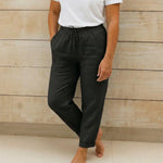 Zomerbroek met elastische tailleband Dames