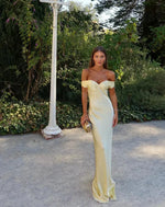 Off shoulder maxi jurk Dames