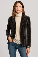 Dames Blazer Getailleerd met Reverskraag