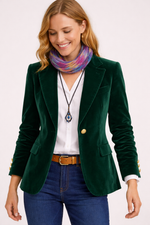 Dames Blazer Getailleerd met Reverskraag