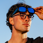 Overzet zonnebril met UV-bescherming Heren