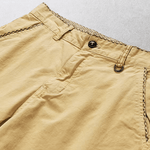 Chino zomer shorts met riem Heren