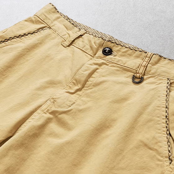 Chino zomer shorts met riem Heren