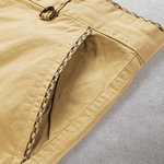 Chino zomer shorts met riem Heren