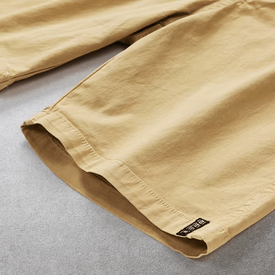 Chino zomer shorts met riem Heren
