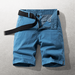 Chino zomer shorts met riem Heren