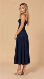 Midi Bodycon Jurk Taille-Accentuerend