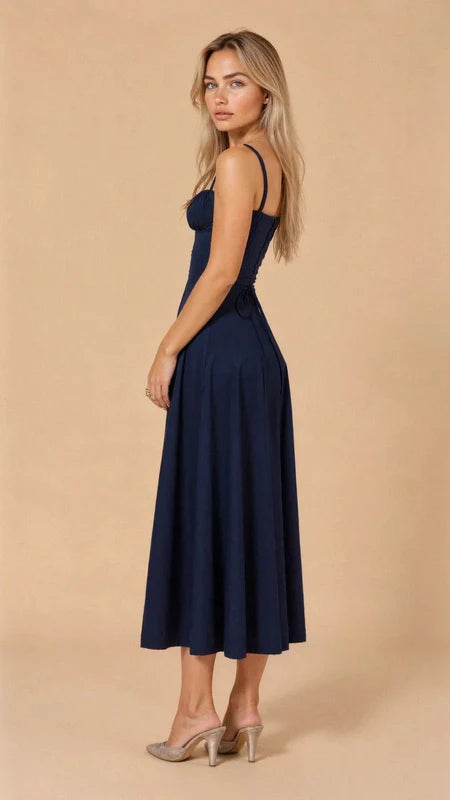 Midi Bodycon Jurk Taille-Accentuerend