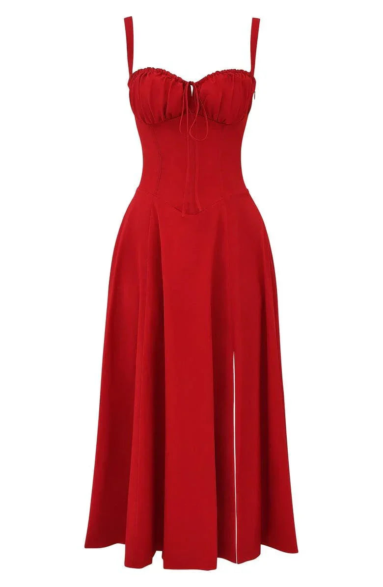 Midi Bodycon Jurk Taille-Accentuerend