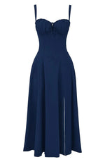 Midi Bodycon Jurk Taille-Accentuerend