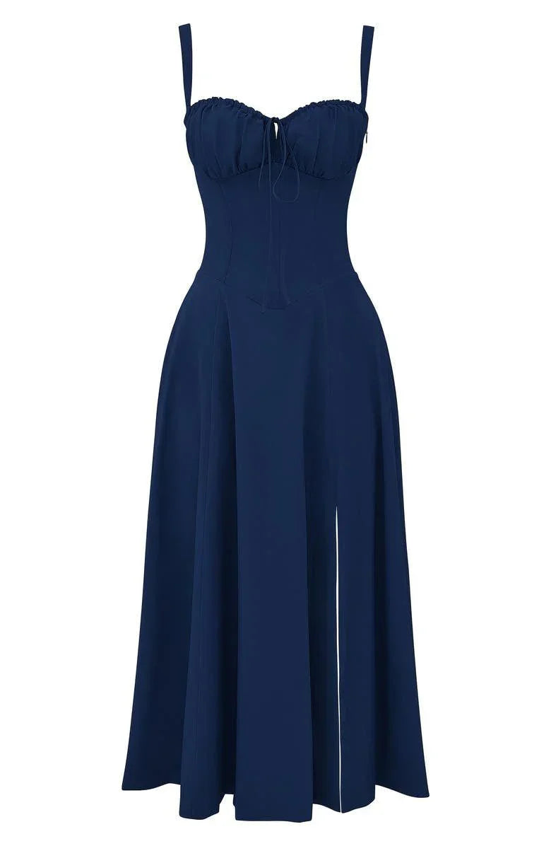 Midi Bodycon Jurk Taille-Accentuerend