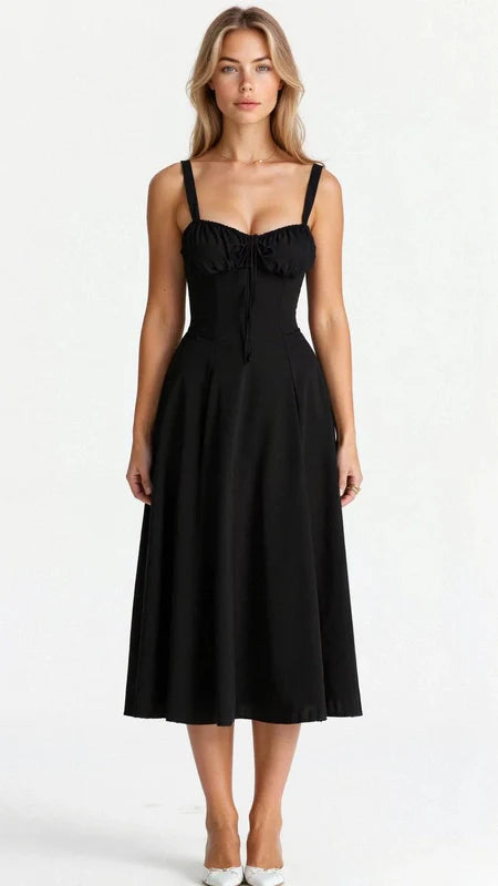 Midi Bodycon Jurk Taille-Accentuerend