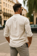 Relaxed fit zomer overhemd Heren