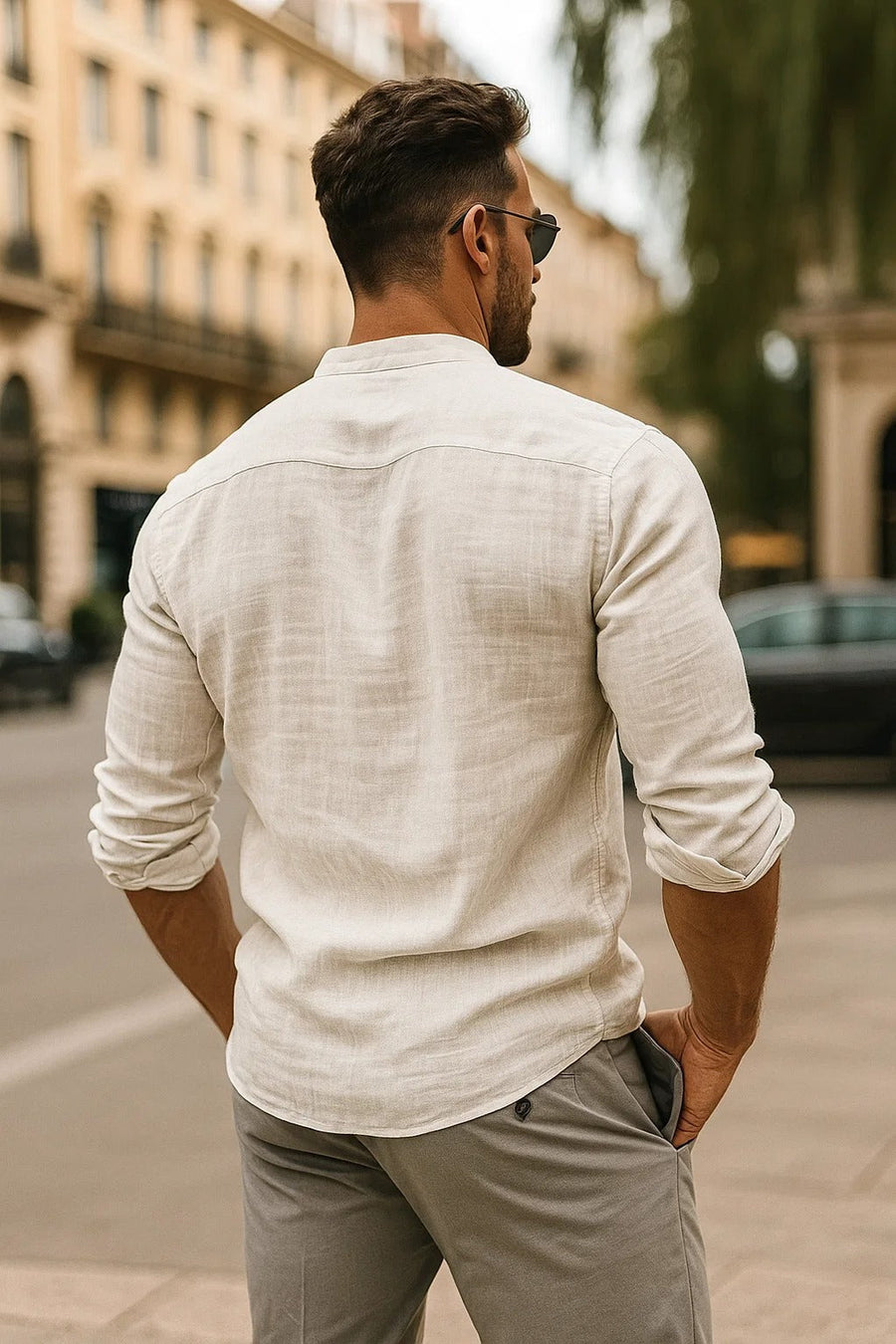 Relaxed fit zomer overhemd Heren