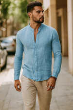 Relaxed fit zomer overhemd Heren