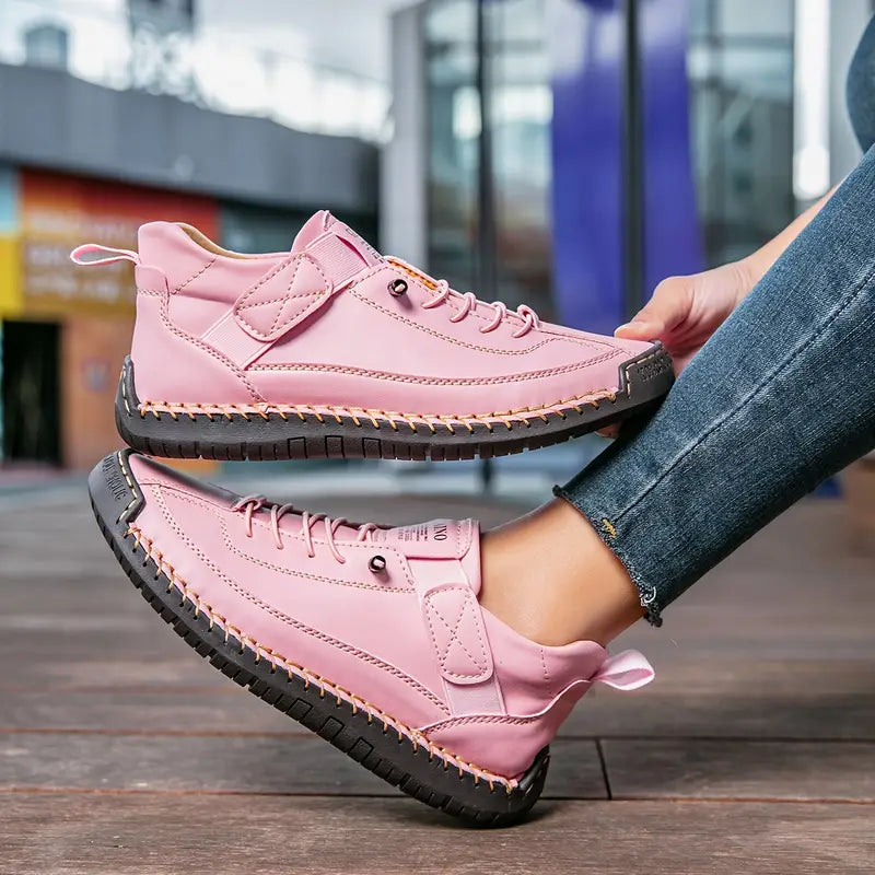 Lage Leren Sneakers Dames