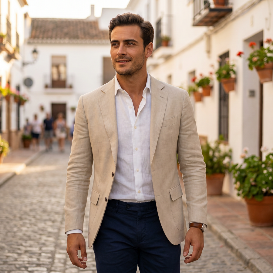 Lichte elegante blazer Heren