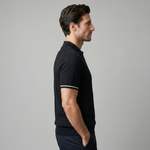 Slim fit poloshirt met rits Heren