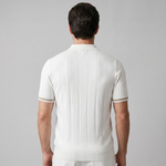 Slim fit poloshirt met rits Heren