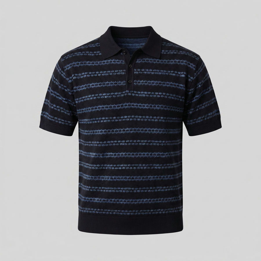 Gestreept poloshirt Heren