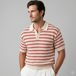 Gestreept poloshirt Heren