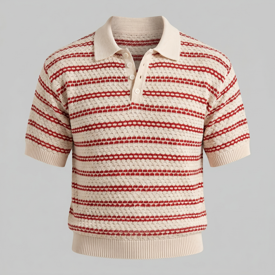 Gestreept poloshirt Heren