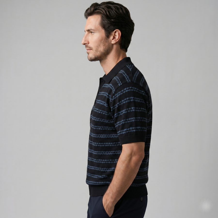 Gestreept poloshirt Heren