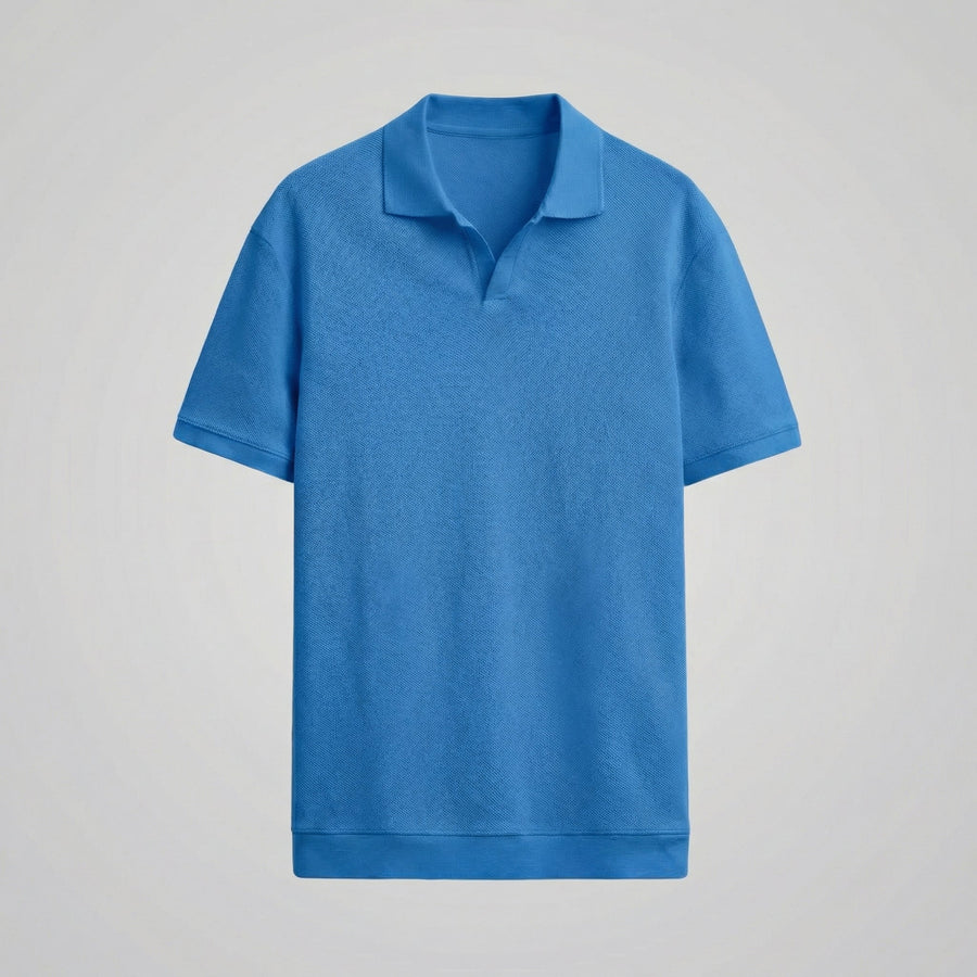 Poloshirt met V-hals Heren
