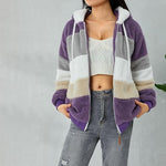 Teddy Vest Dames met Capuchon