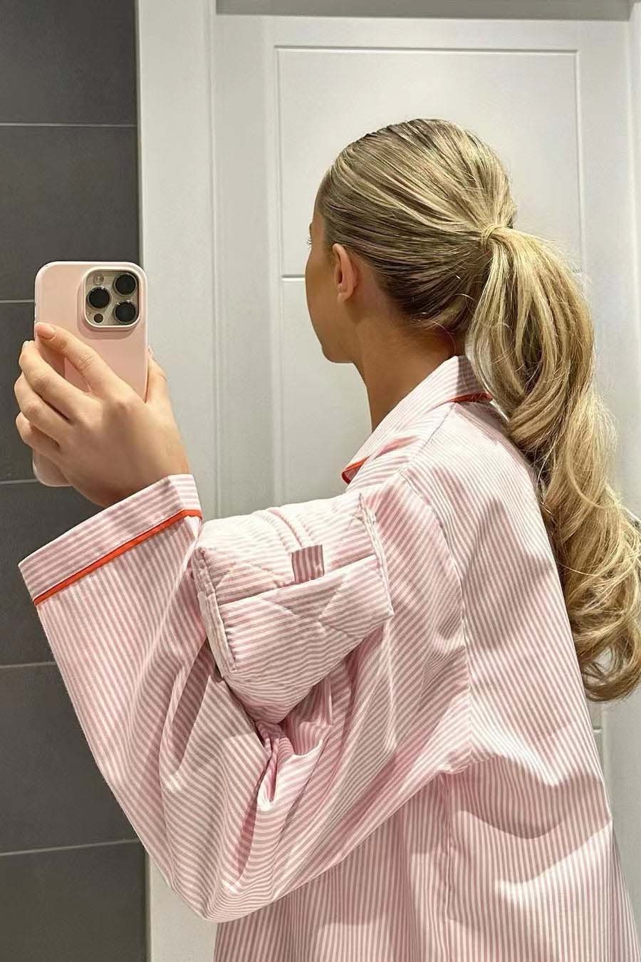 Pyjama Set met Hartjesknopen Dames