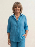 Tweedelige set met overhemd en broek Dames