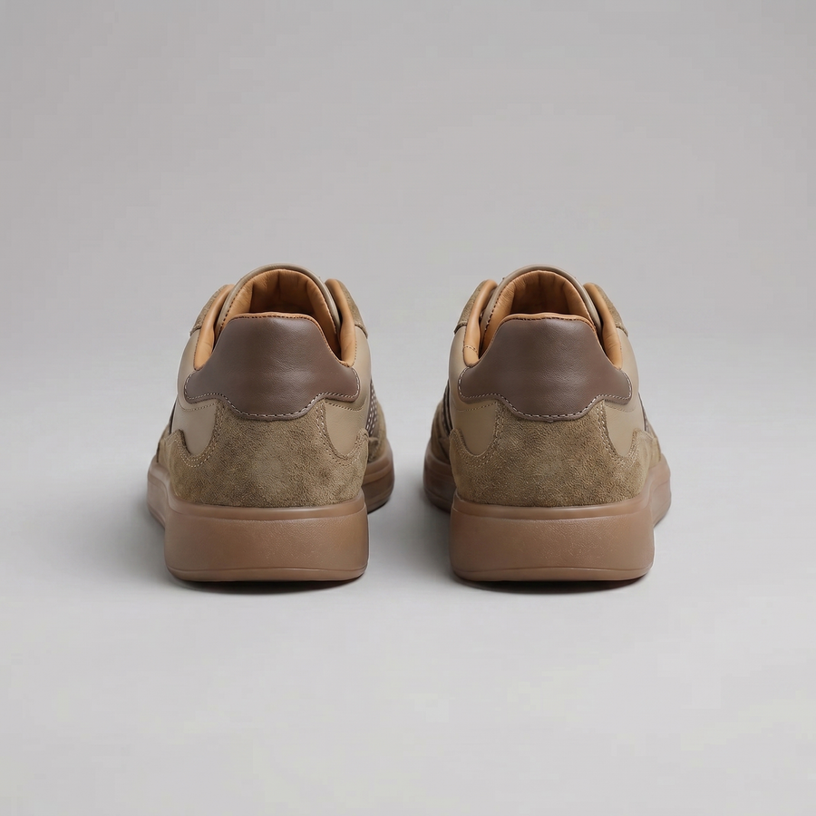 Retro Sneakers met Suede Heren