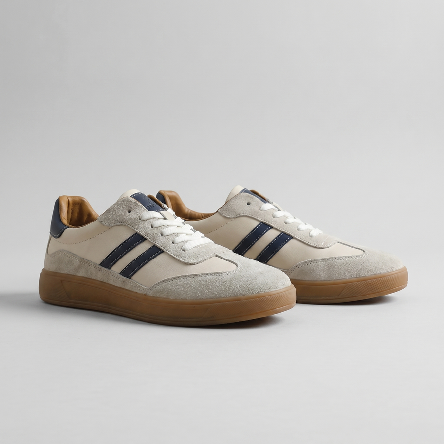 Retro Sneakers met Suede Heren