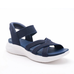 Plateau sandalen met gebreid bovenwerk Dames