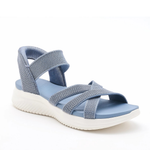 Plateau sandalen met gebreid bovenwerk Dames
