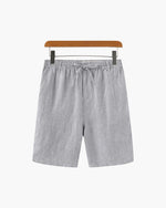 Linnen zomer shorts met elastische taille Heren