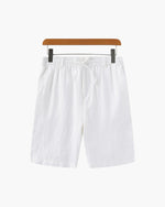 Linnen zomer shorts met elastische taille Heren