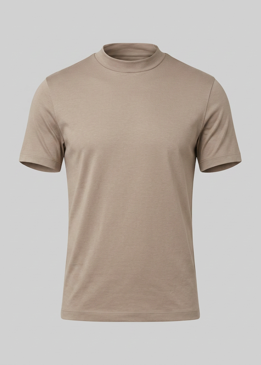 Slim fit T-shirt met ronde hals Heren